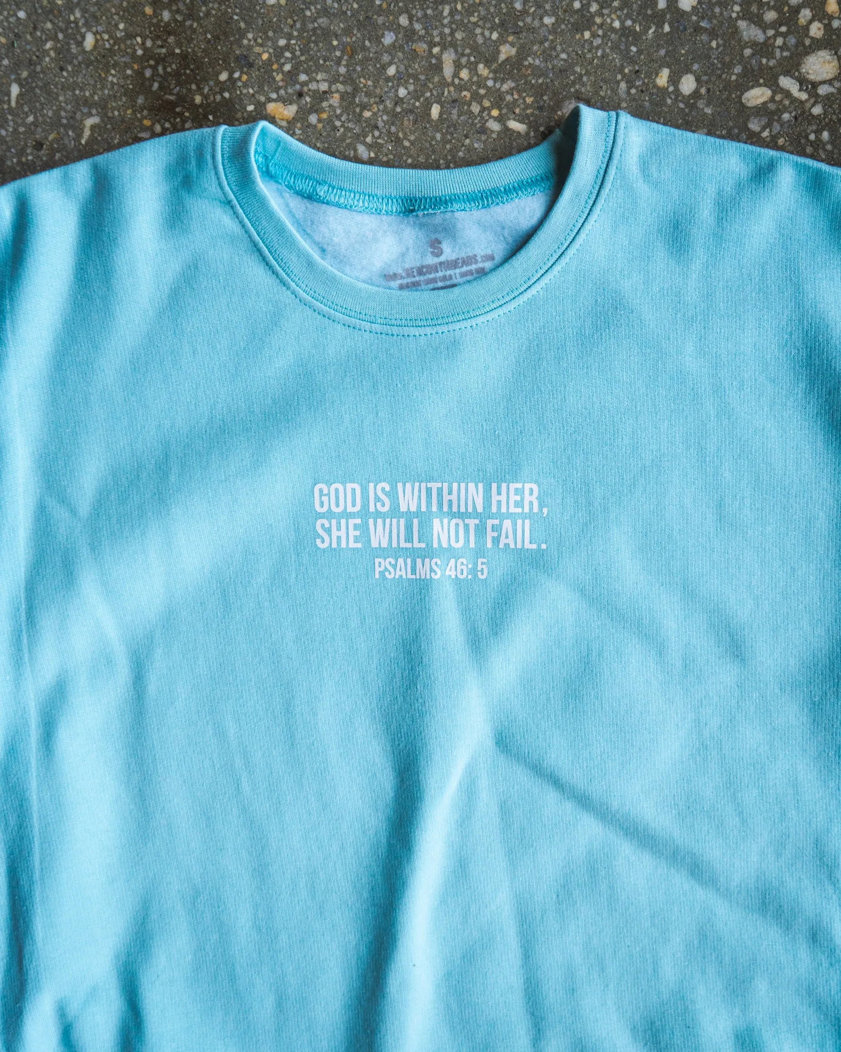 God Is Within Her Adult Drop Shoulder Sweatshirt