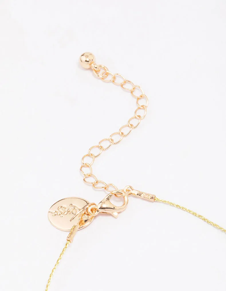 Gold Amethyst Bracelet