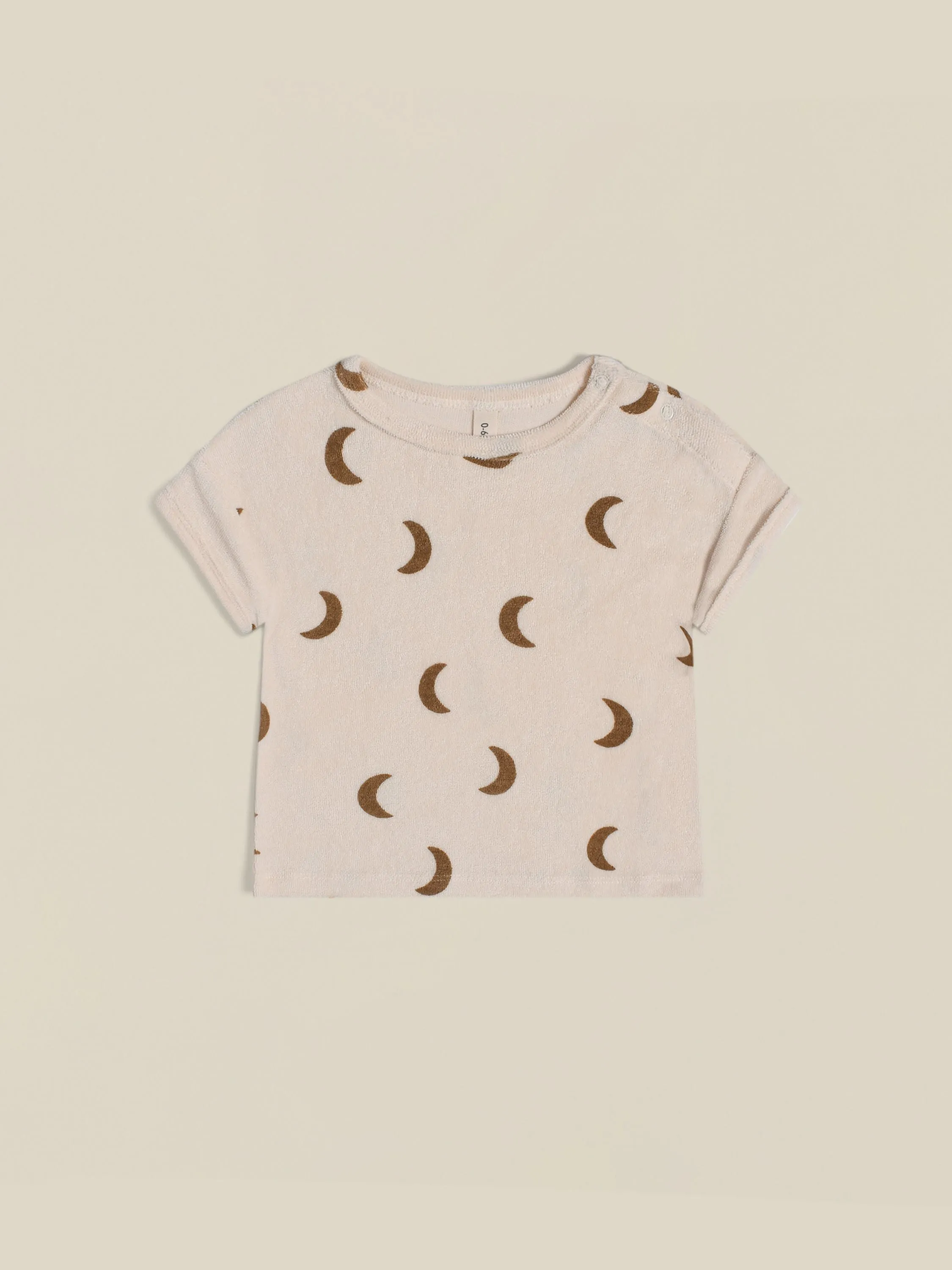 Gold Midnight Terry Boxy T-Shirt
