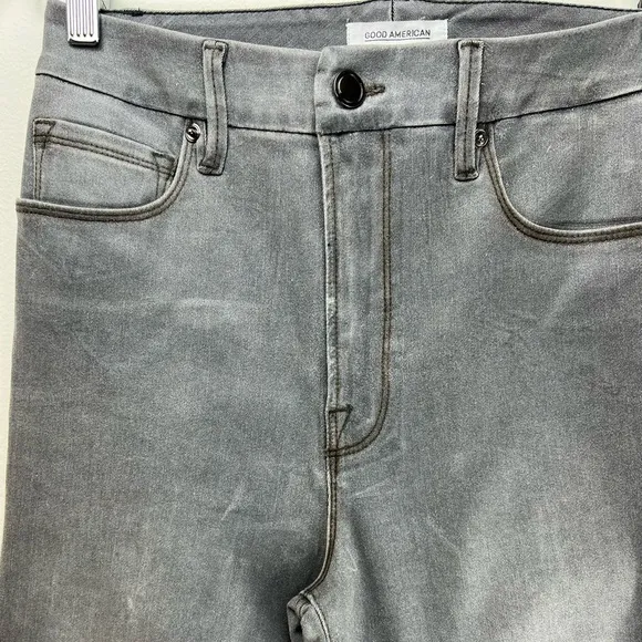 Good American Waist Crop Skinny Jeans Size 4