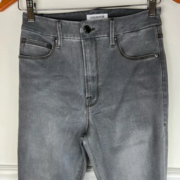 Good American Waist Crop Skinny Jeans Size 4