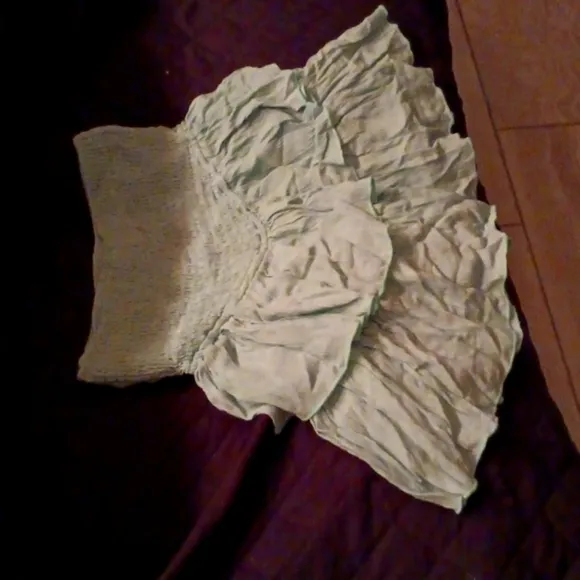 Gorgeous tiered skirt w/ shorts underneath you'd never know were there so comfy!
