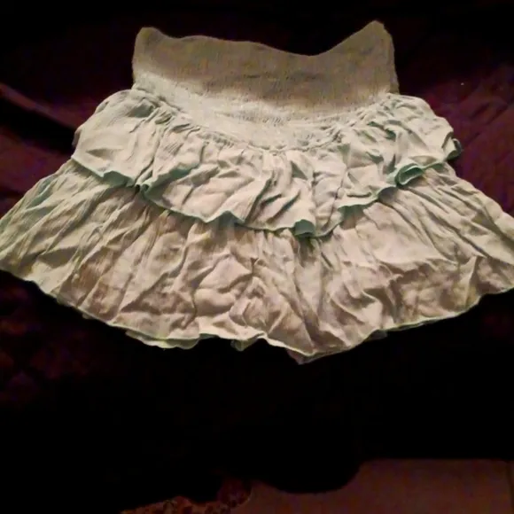 Gorgeous tiered skirt w/ shorts underneath you'd never know were there so comfy!
