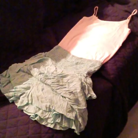 Gorgeous tiered skirt w/ shorts underneath you'd never know were there so comfy!