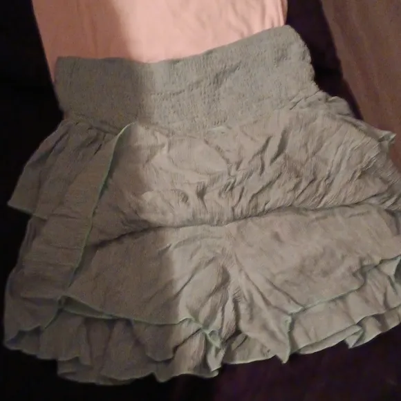 Gorgeous tiered skirt w/ shorts underneath you'd never know were there so comfy!