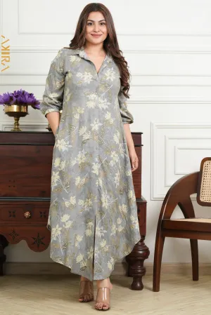 Graceful Gossamer Dress | Kaftan, Bohemian Dress, Floral Dress, Boho Maxi Dress