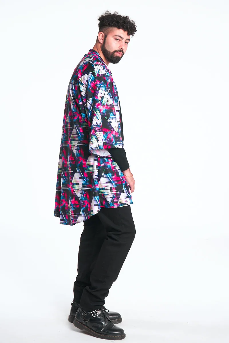 Graphic Abstract Zen Funk Unisex Kimono