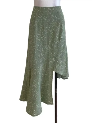 Green Polka Dot Skirt YHF