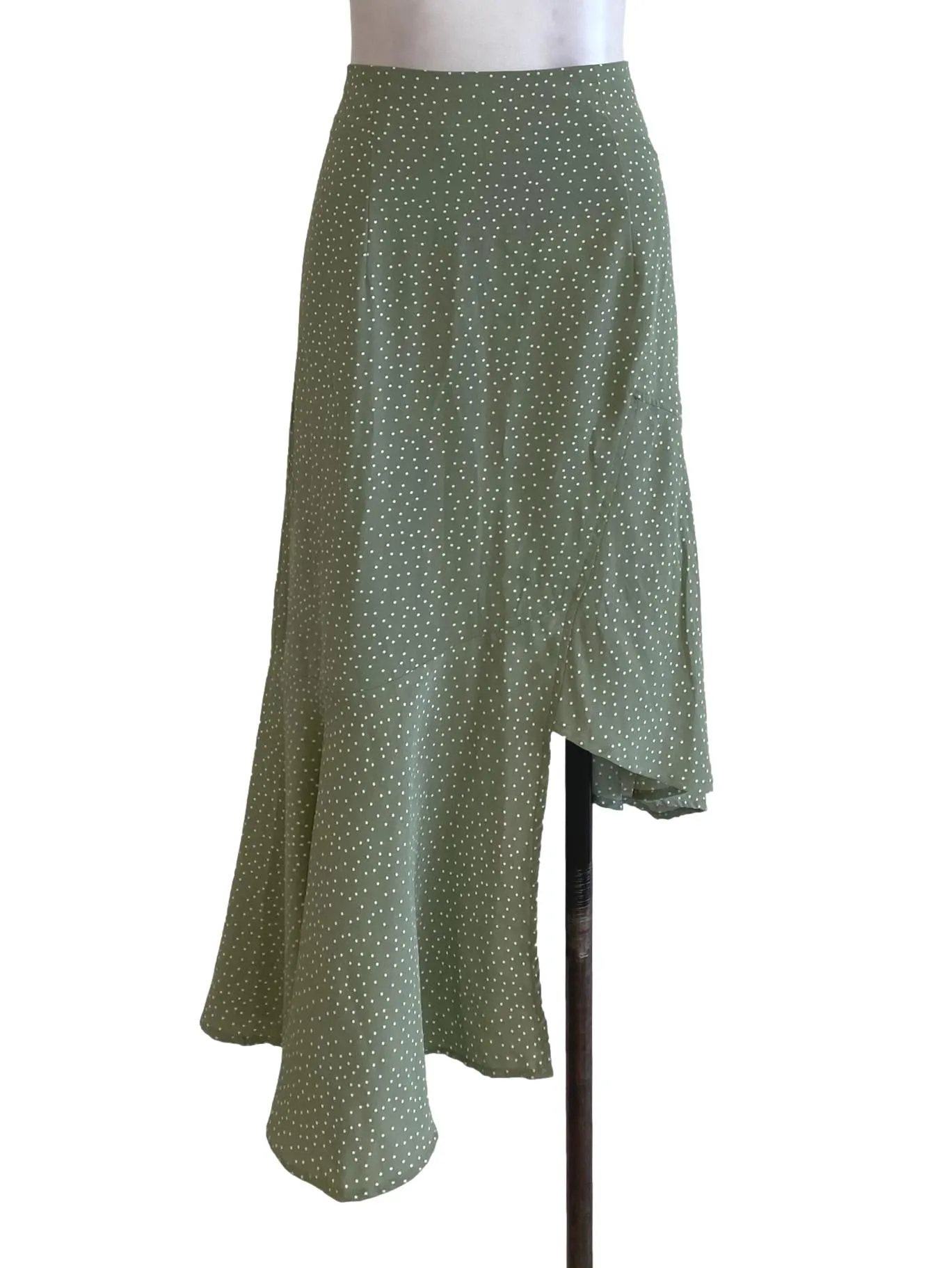 Green Polka Dot Skirt YHF