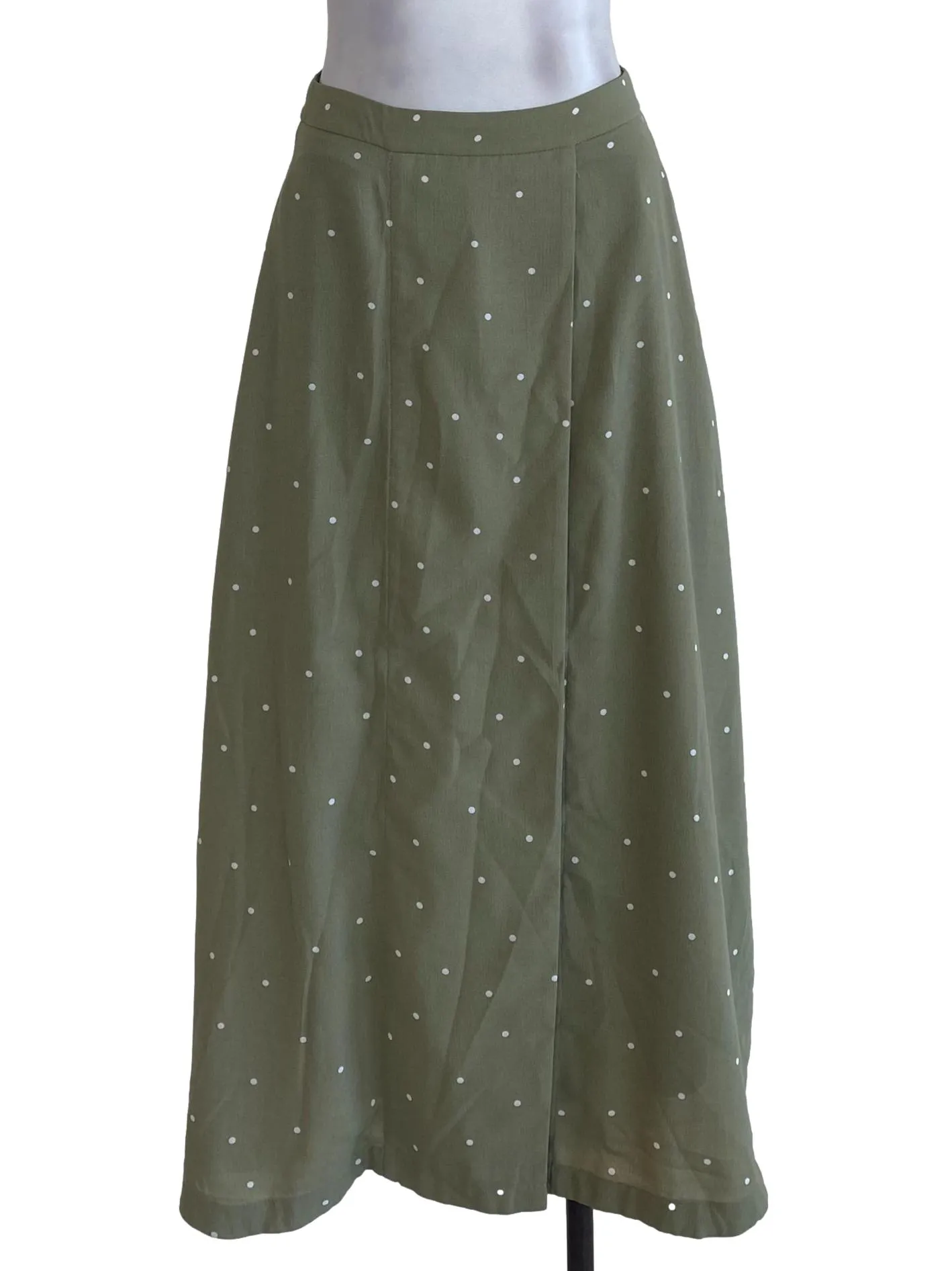 Green Polka Dot Skirt