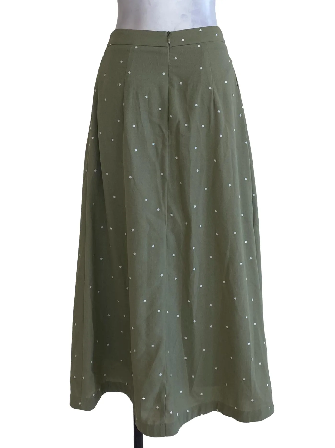 Green Polka Dot Skirt