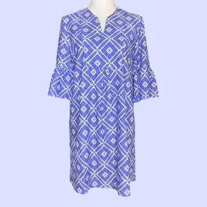 Greenwich Tunic Dress in Tiki Bar Is Open Purple