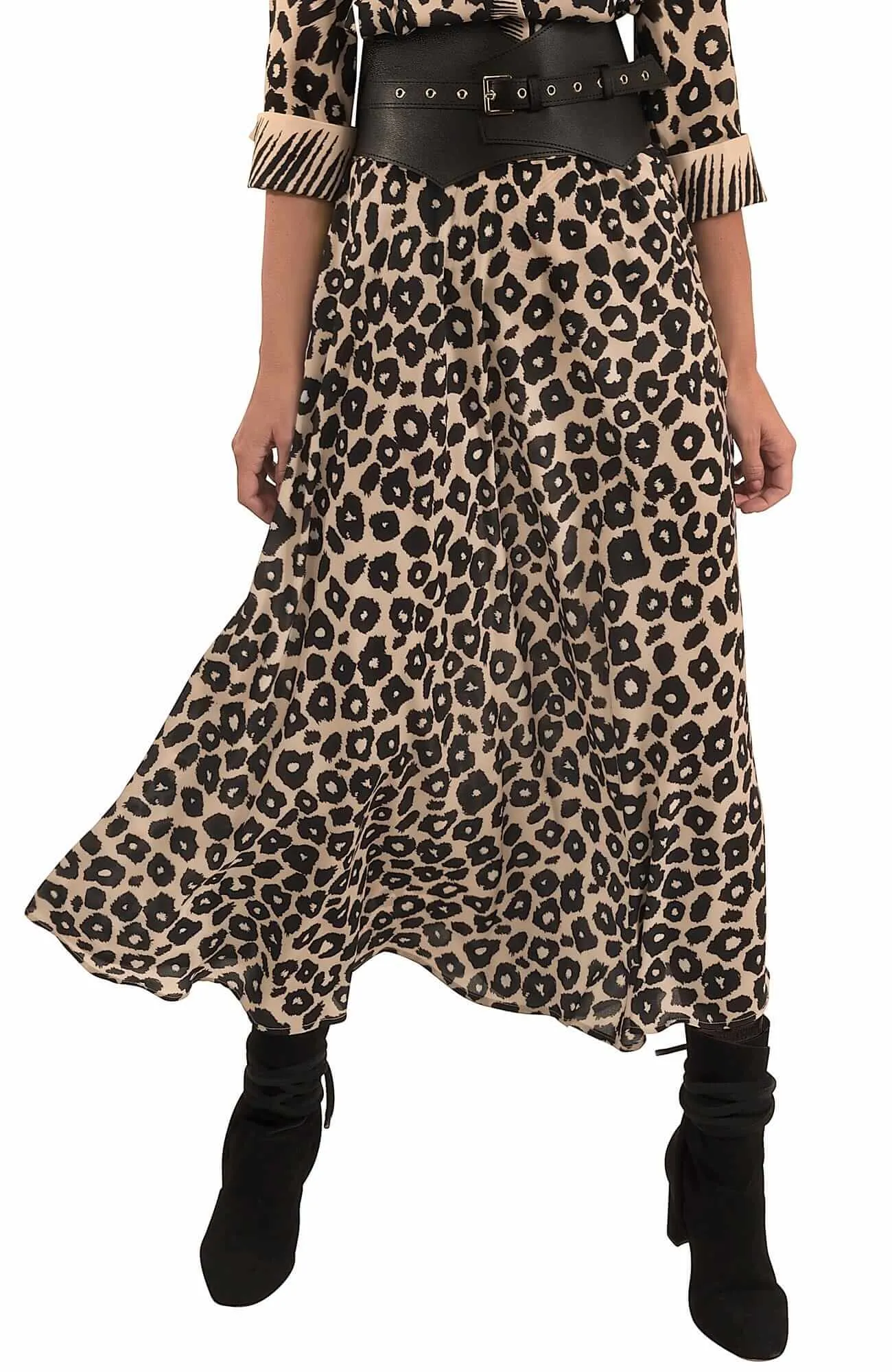 Gretchen Scott Designs The Twirl Long Skirt -  Me Jane Champagne