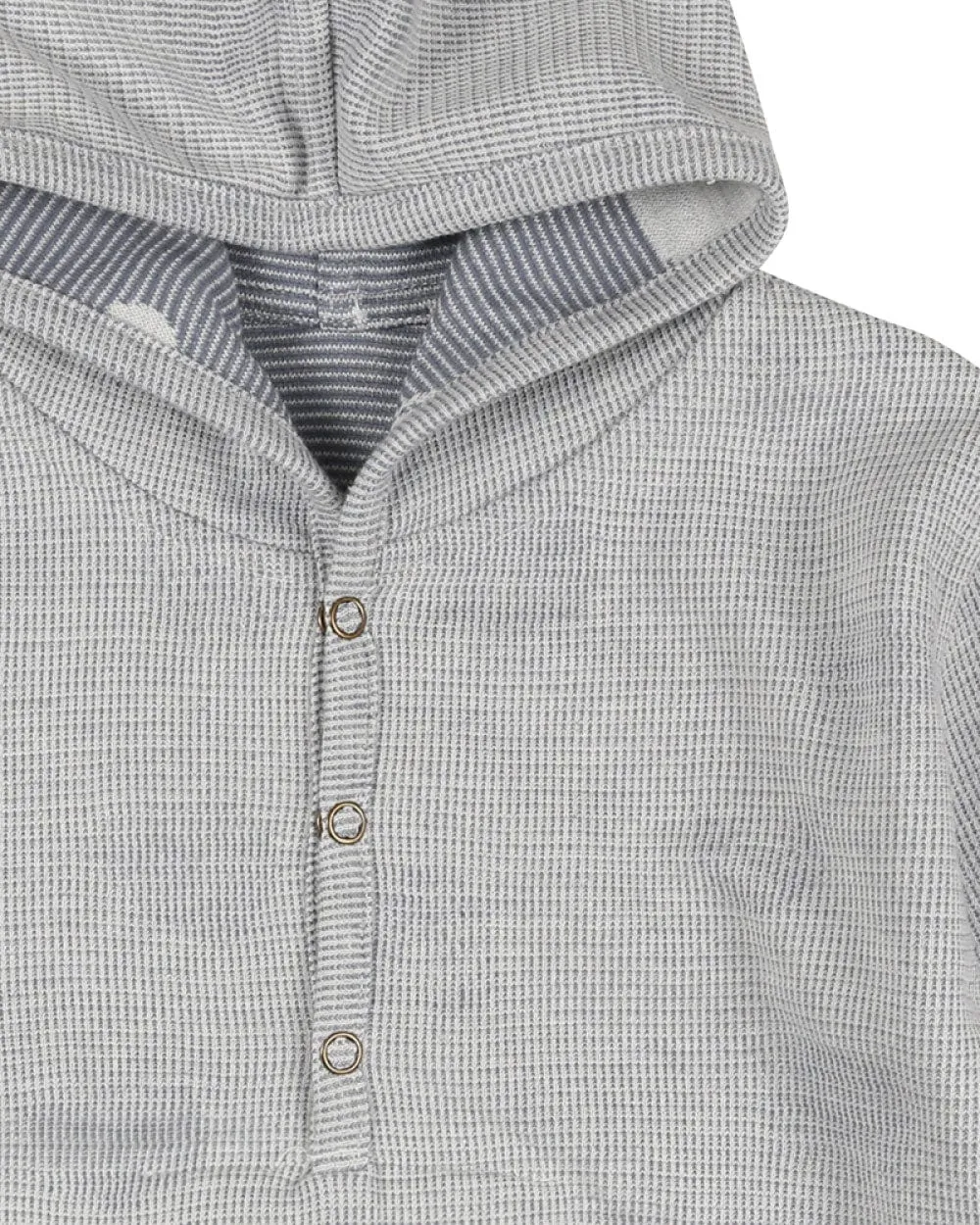 Grey Cloud Print Reversible Hoodie