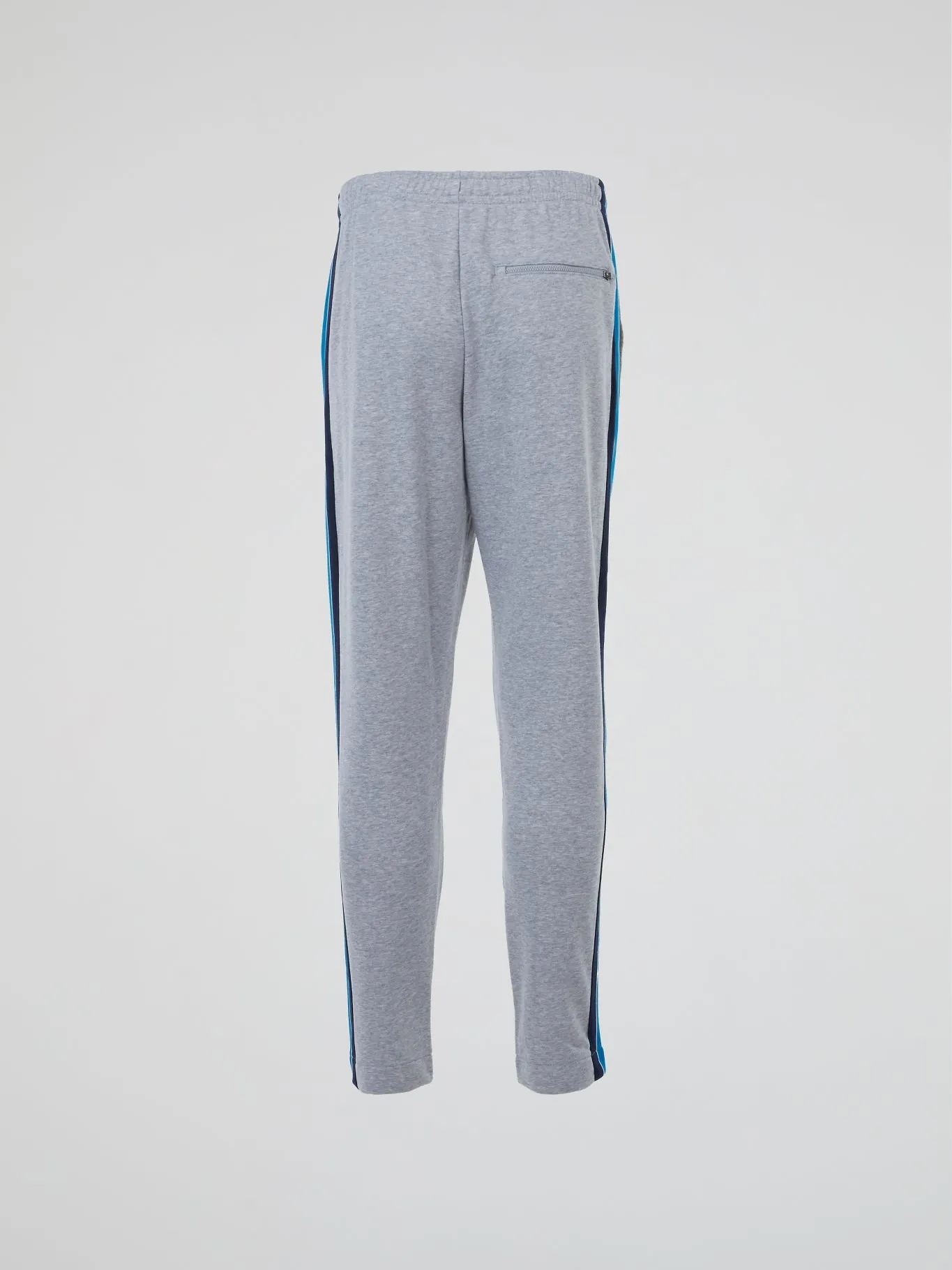 Grey Side Contrast Tape Track Trousers