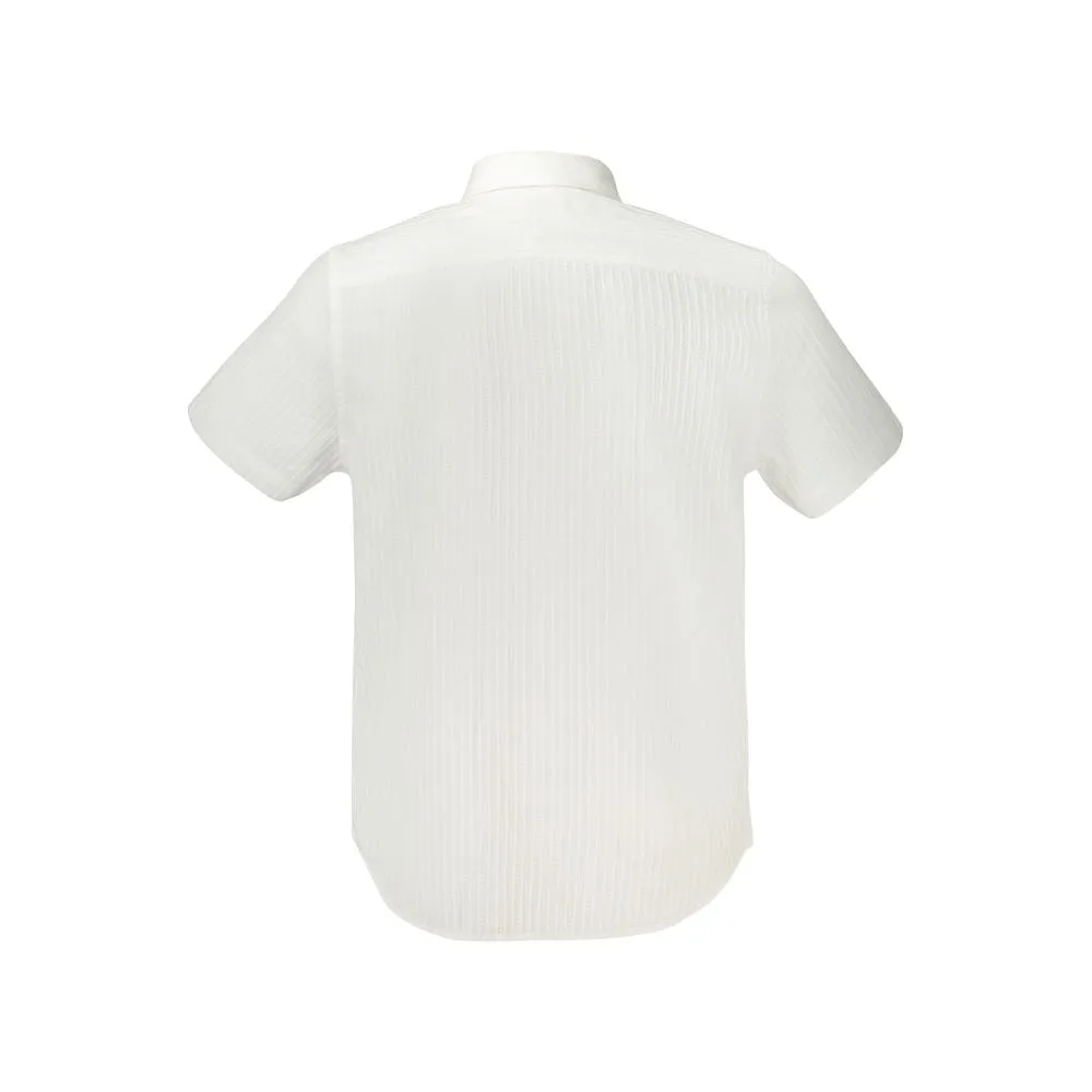 Guess Jeans White Cotton Men Shirt