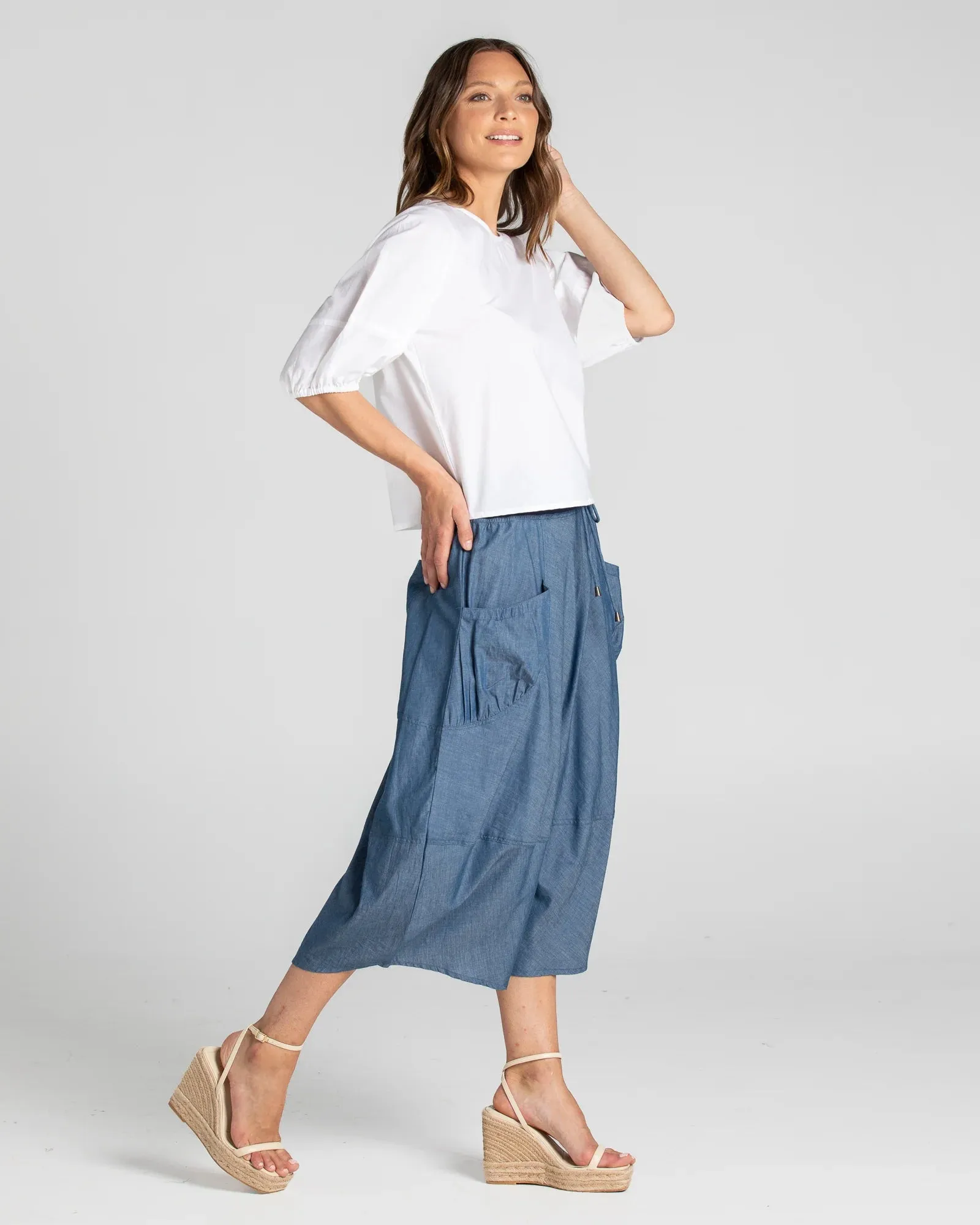Guru Skirt - Chambray