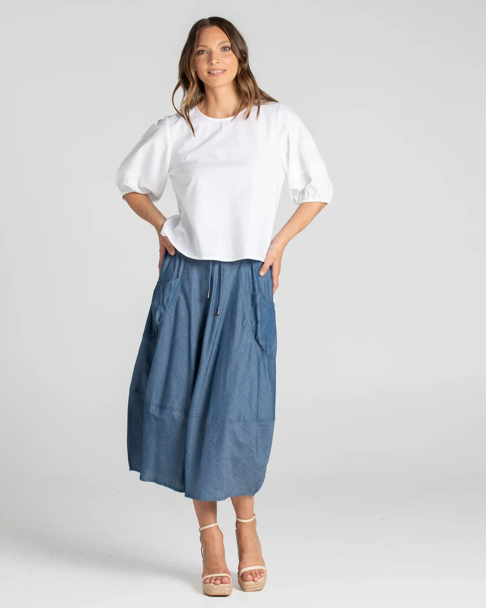 Guru Skirt - Chambray
