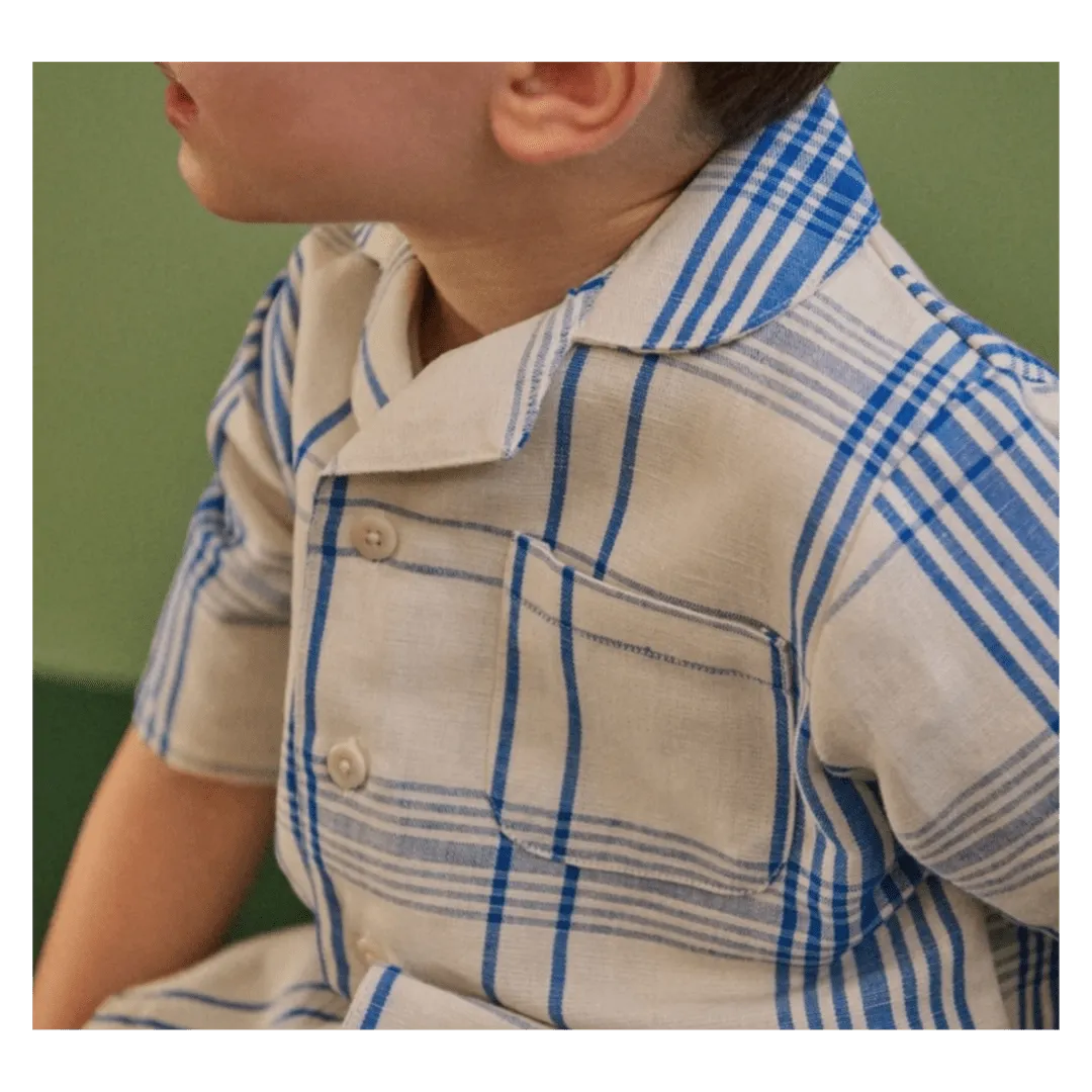 Guthrie Shirt Linen - Clyde Check