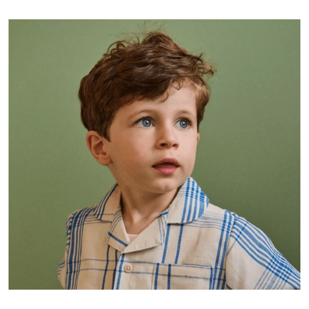 Guthrie Shirt Linen - Clyde Check