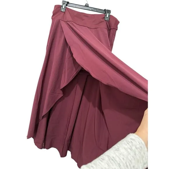 Halara  Summer, Vacation, Resortwear 2-in-1 Quick Dry Flowy Hi-Low Maxi Skirt