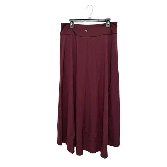 Halara  Summer, Vacation, Resortwear 2-in-1 Quick Dry Flowy Hi-Low Maxi Skirt