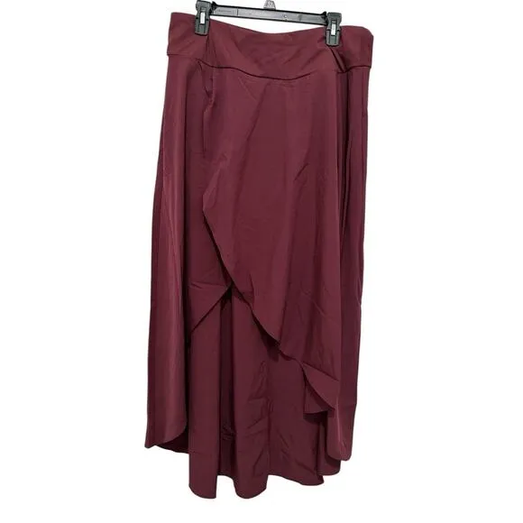 Halara  Summer, Vacation, Resortwear 2-in-1 Quick Dry Flowy Hi-Low Maxi Skirt
