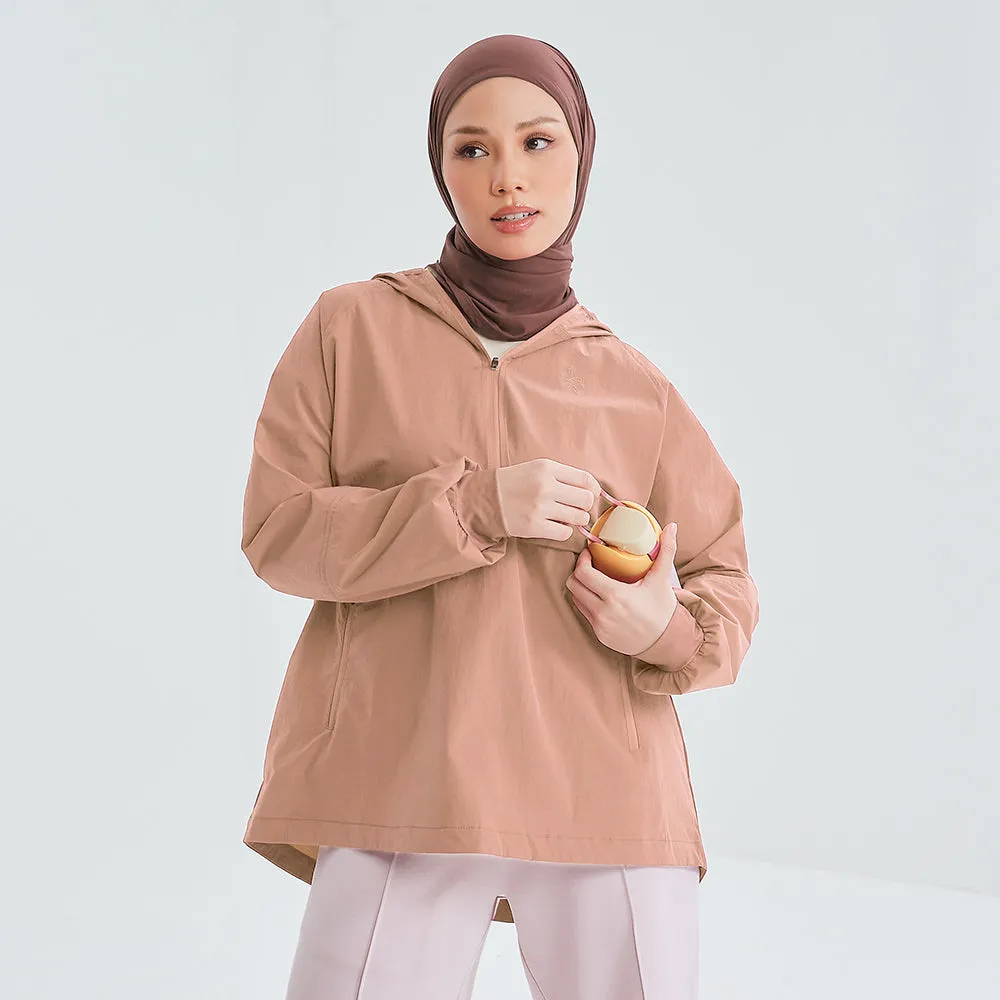 Half Zip Parka - Clay