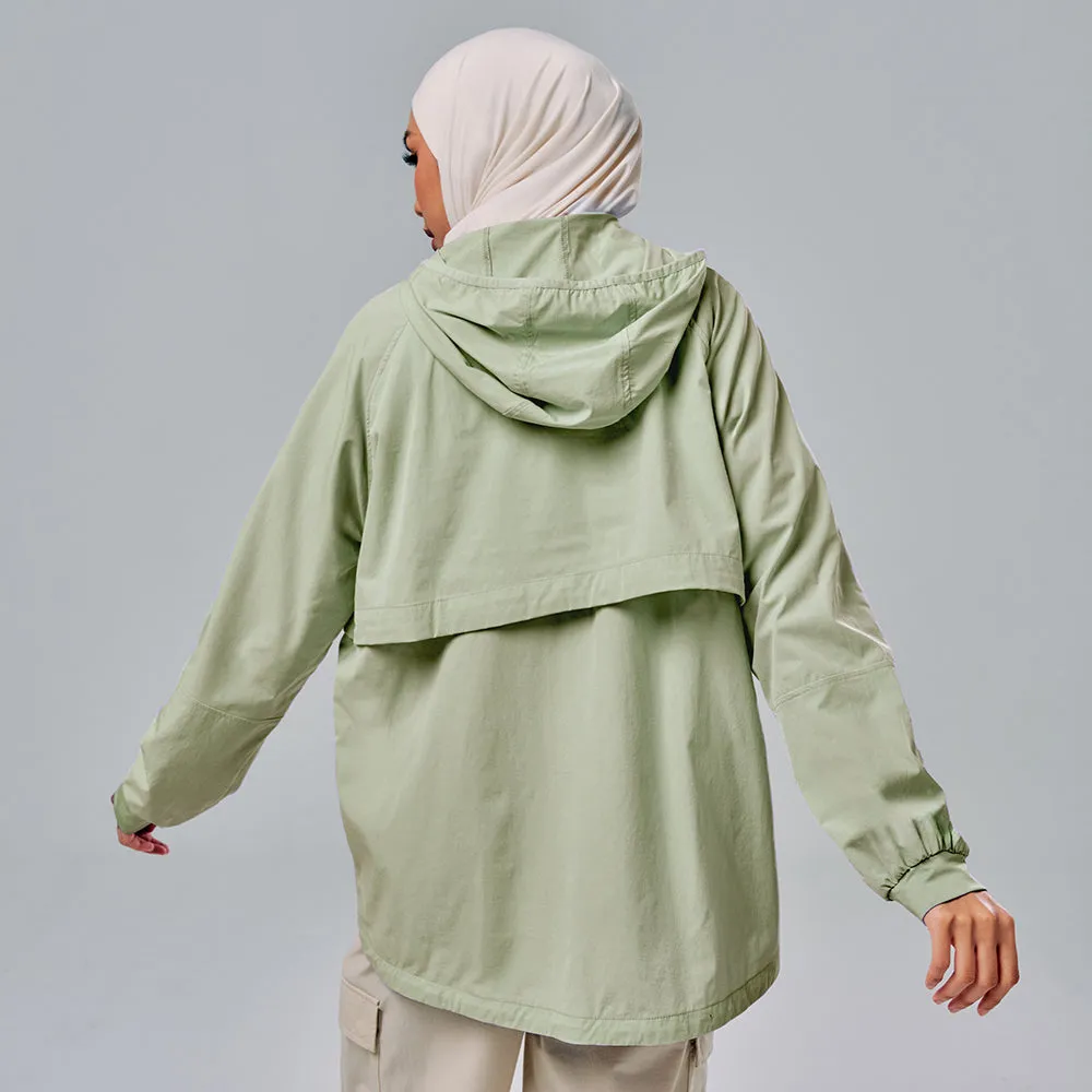 Half Zip Parka - Sage