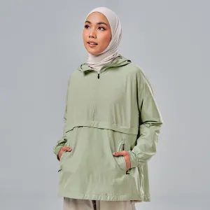 Half Zip Parka - Sage