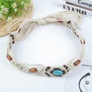 Handcrafted Woven Belt for Dresses - Fashion Accessory