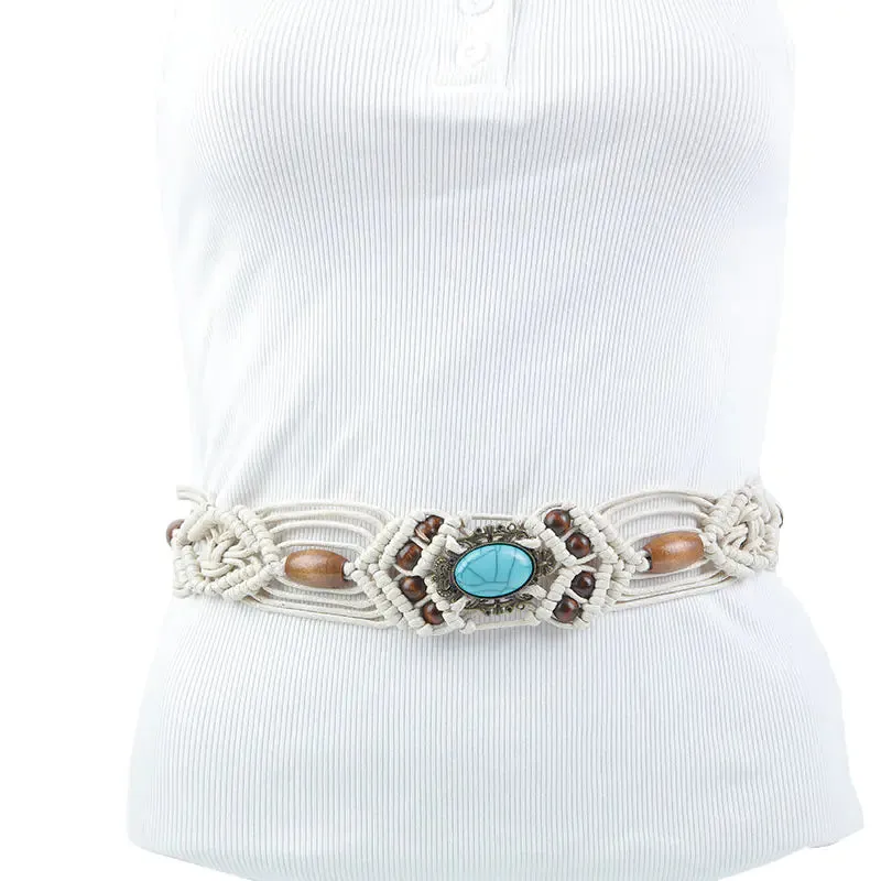 Handcrafted Woven Belt for Dresses - Fashion Accessory