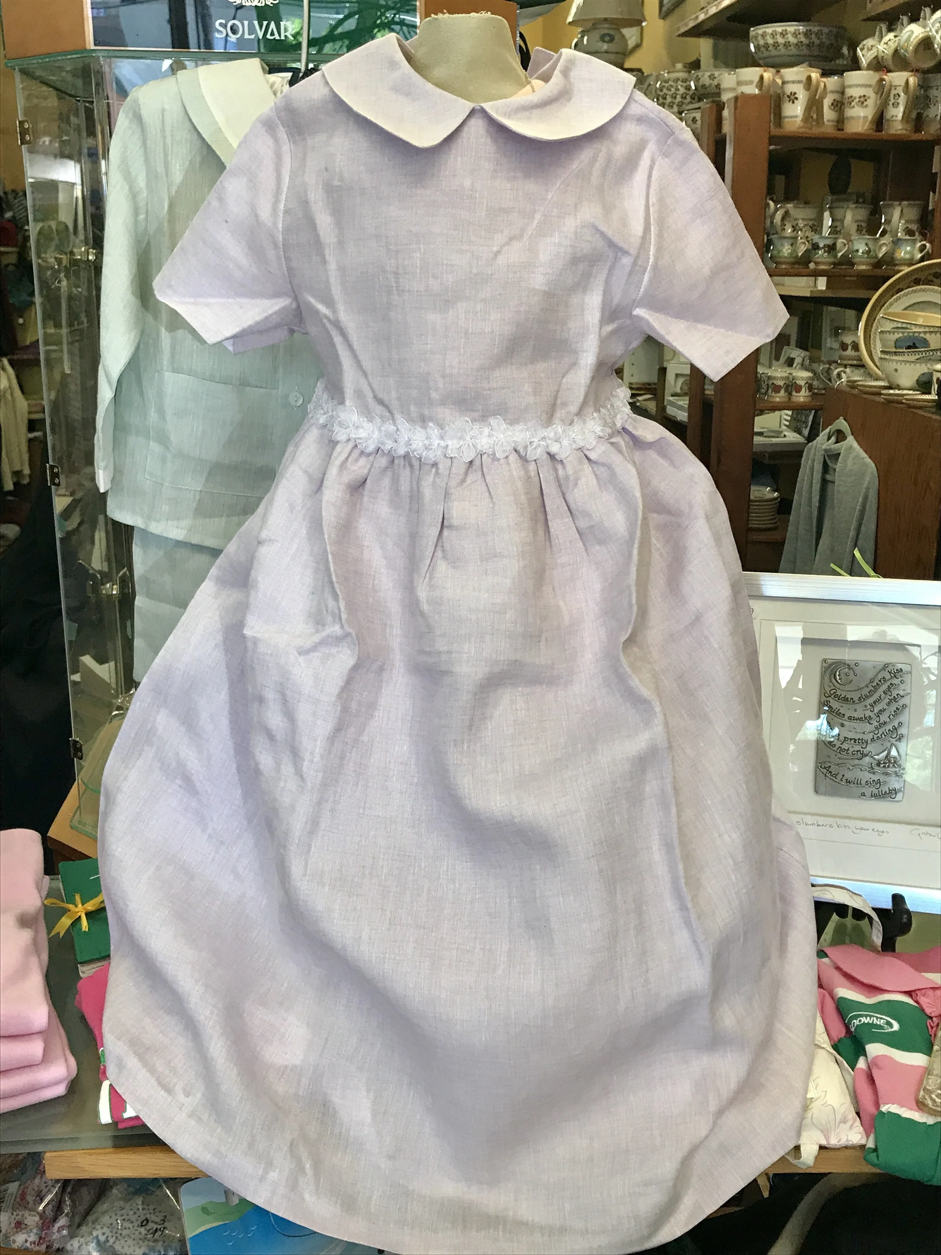 Handmade Irish Linen Girls Dress