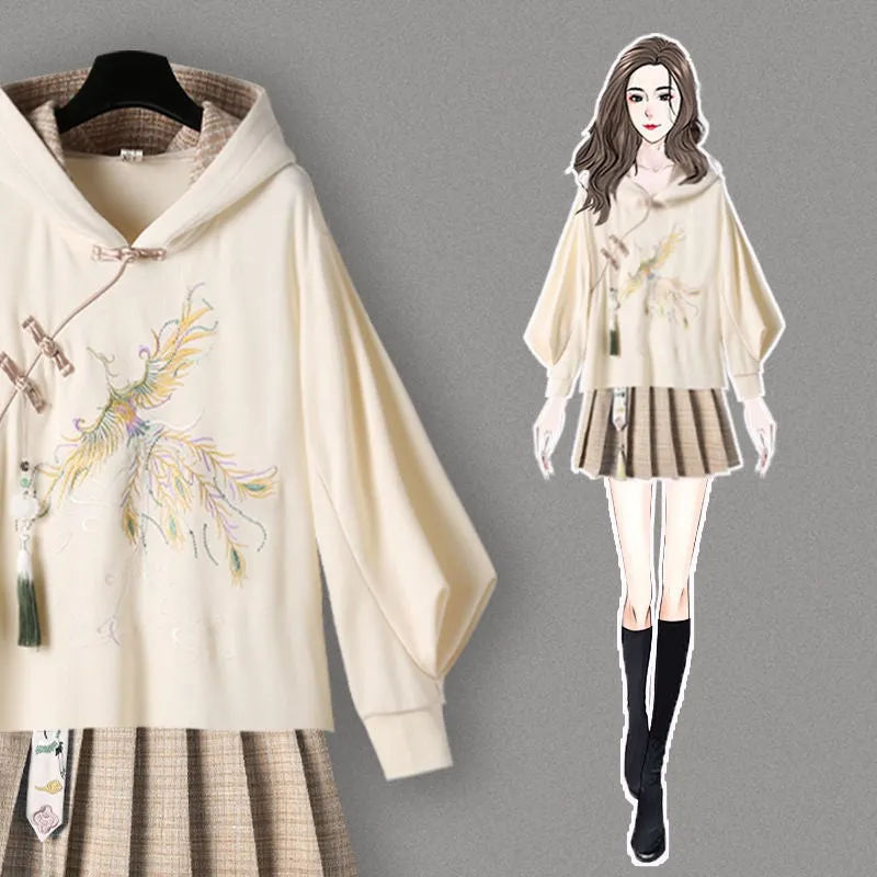 HANFU CHINESE ANCIENT STYLE SKIRT SWEATER SET UB3308