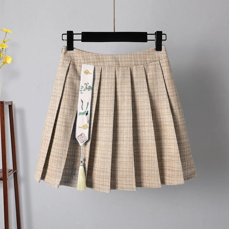 HANFU CHINESE ANCIENT STYLE SKIRT SWEATER SET UB3308