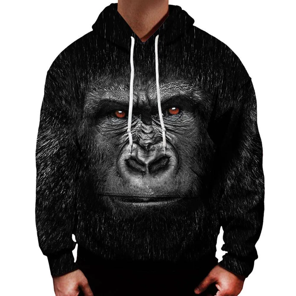 Harambe Face Hoodie