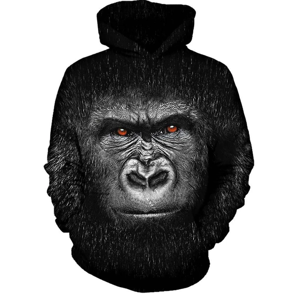 Harambe Face Hoodie