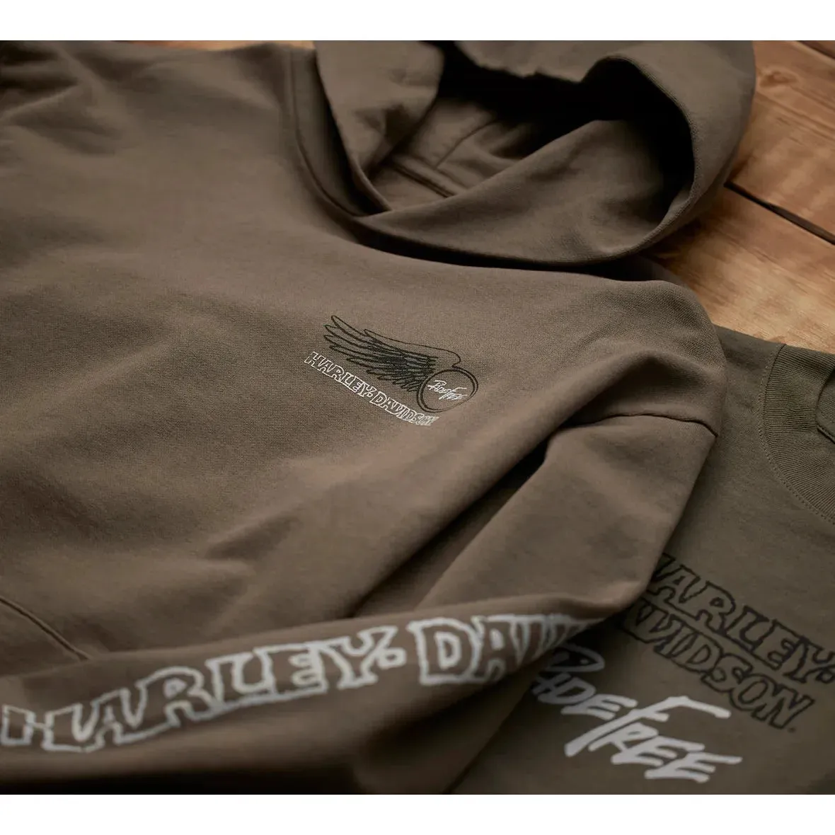 Harley-Davidson® Willie G Winged Wheel Pullover Hoodie - Dark Grey