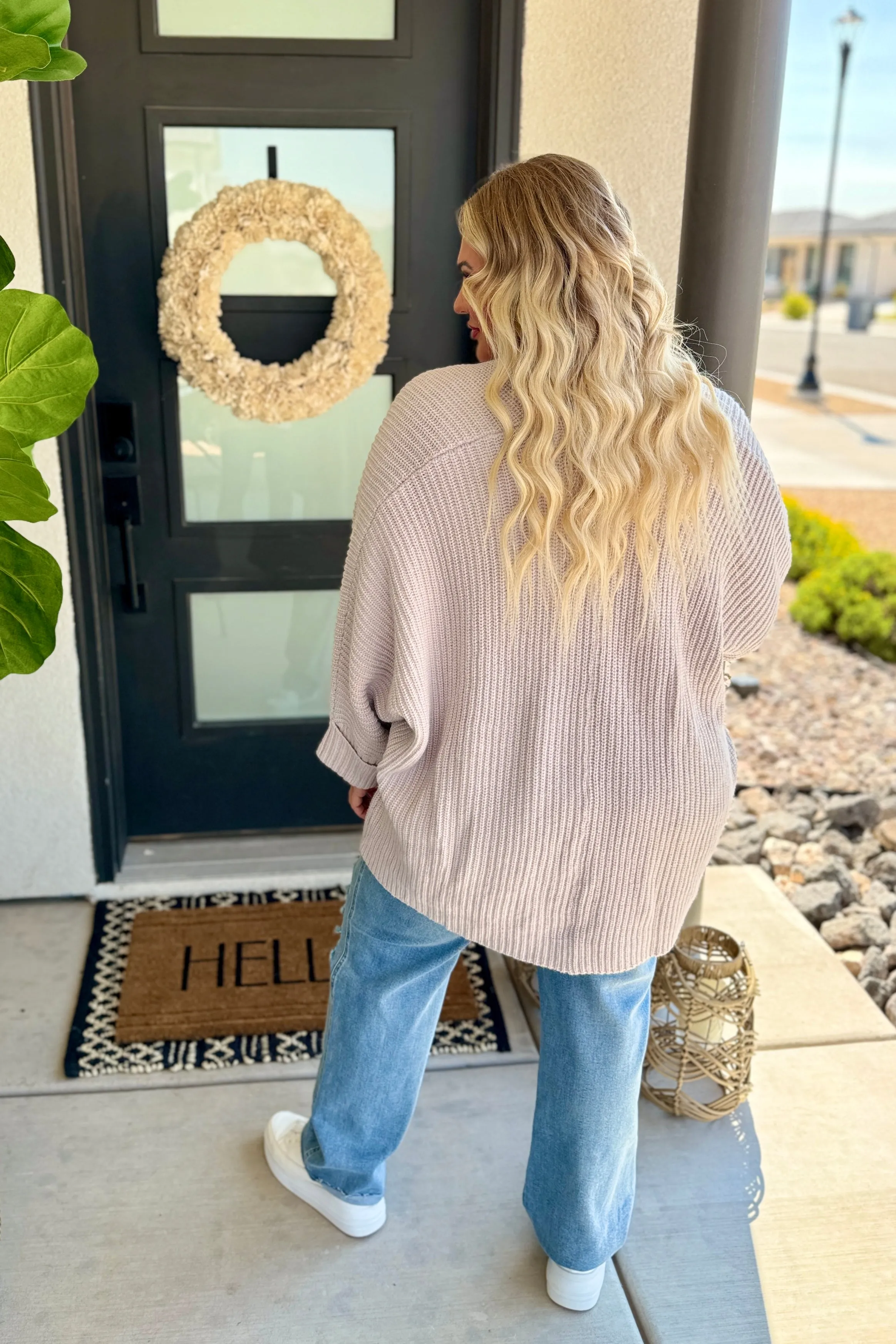 Hazel Blues® |  Azalea Oversized Cardigan in Two Colors