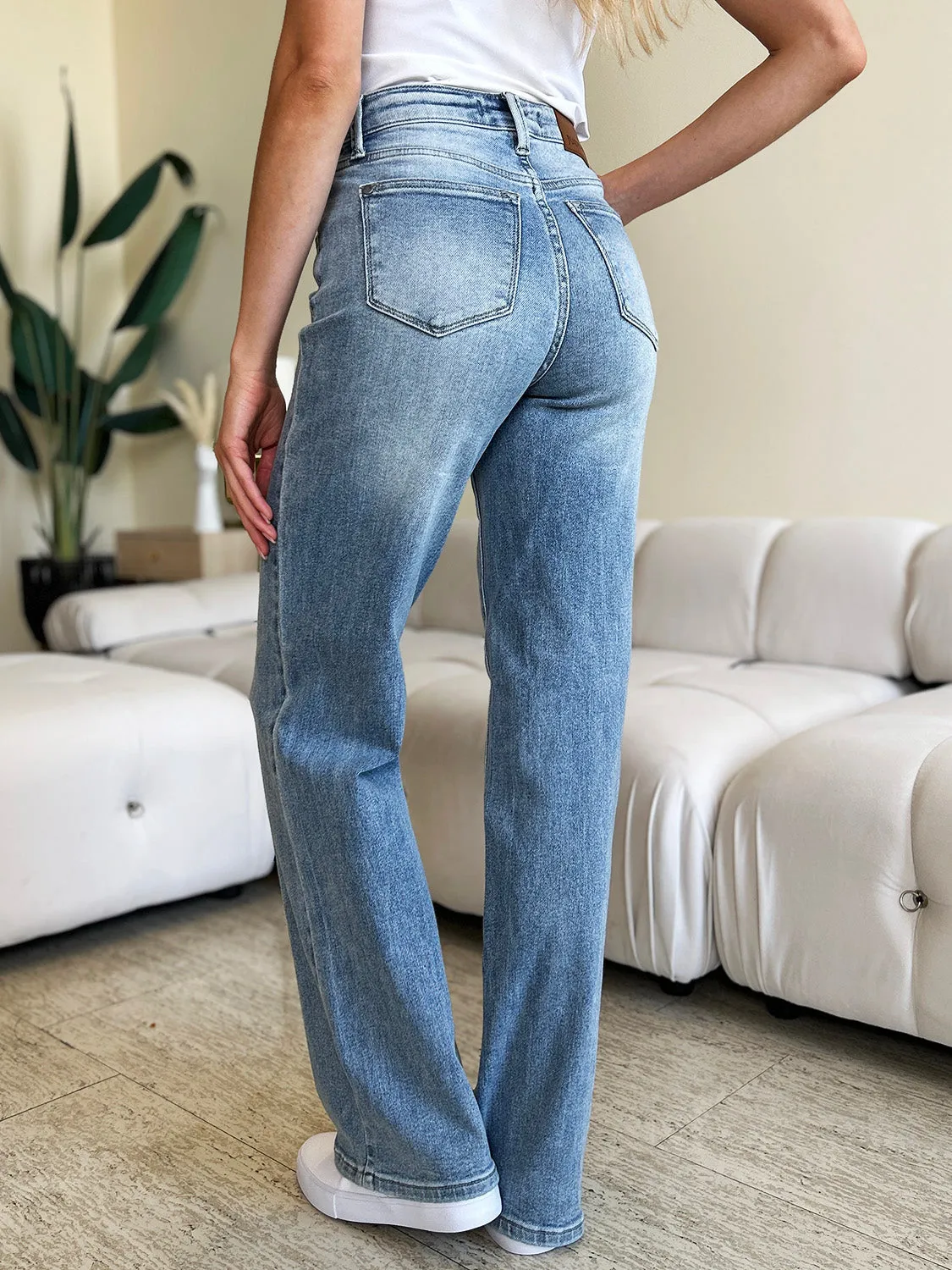 Hazel Blues® |  Judy Blue High Waist Wide Leg Jeans