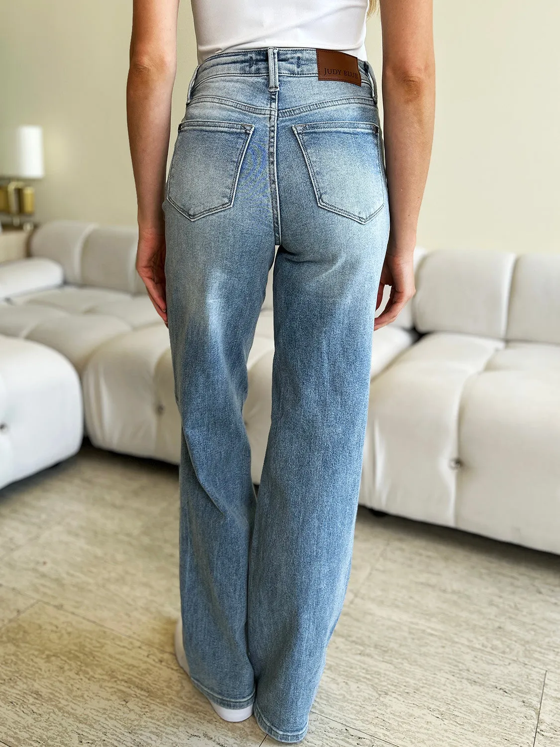 Hazel Blues® |  Judy Blue High Waist Wide Leg Jeans