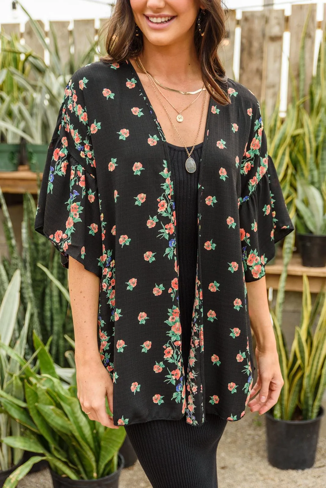 Hazel Blues® | Moment in Time Kimono