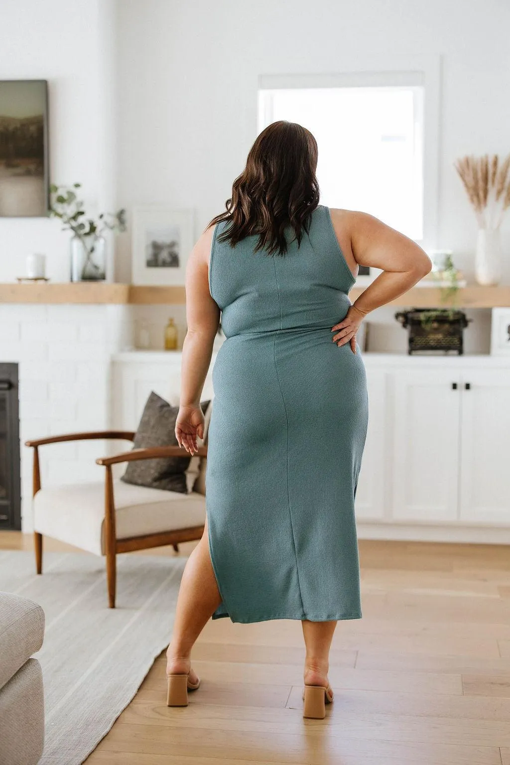 Hazel Blues® | Out on the Town Tie Detail Midi Dress