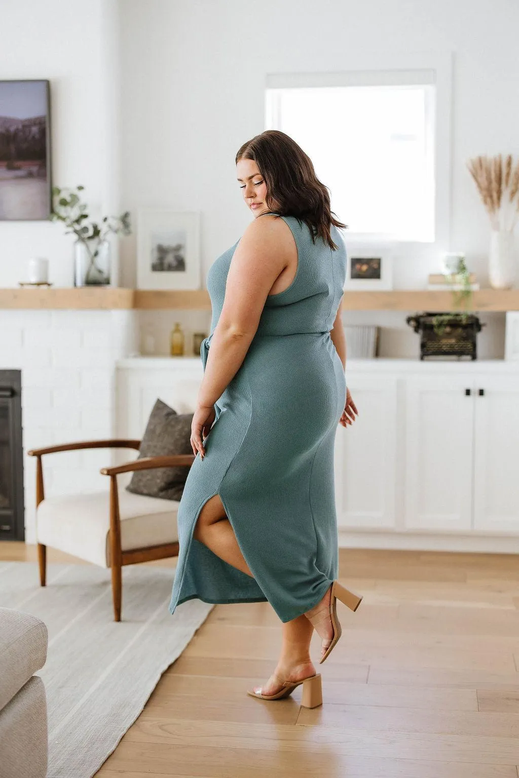 Hazel Blues® | Out on the Town Tie Detail Midi Dress