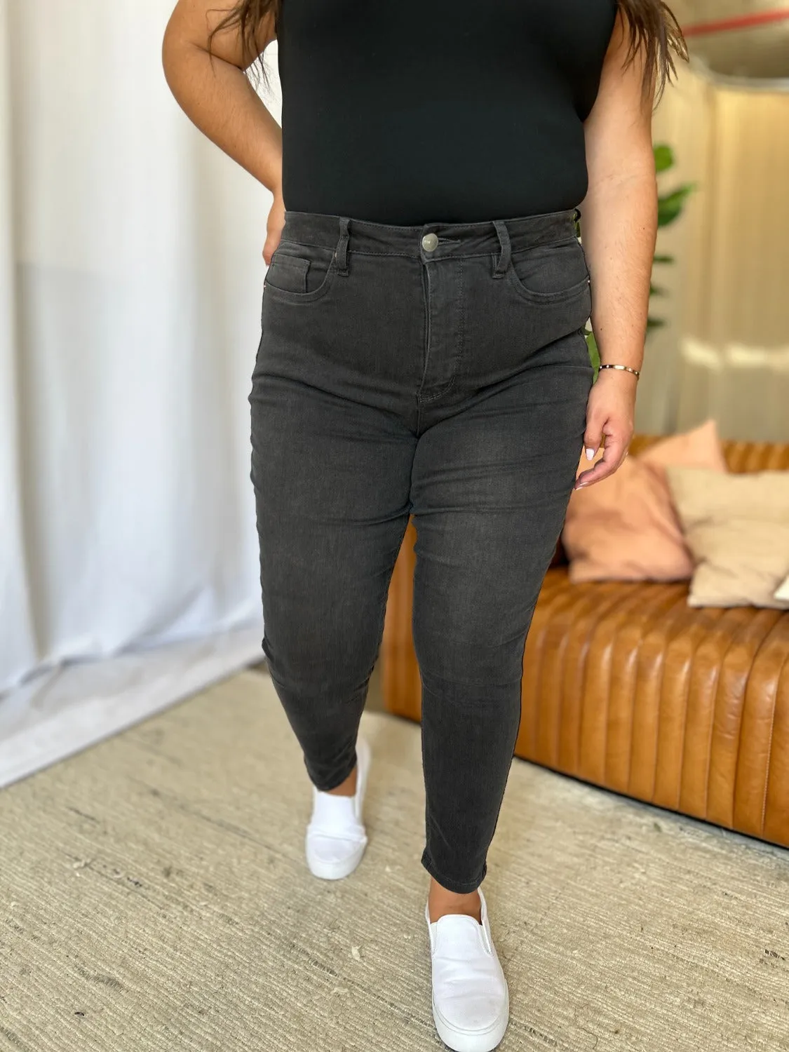 Hazel Blues® |  RFM High Rise Tummy Control Skinny Jeans
