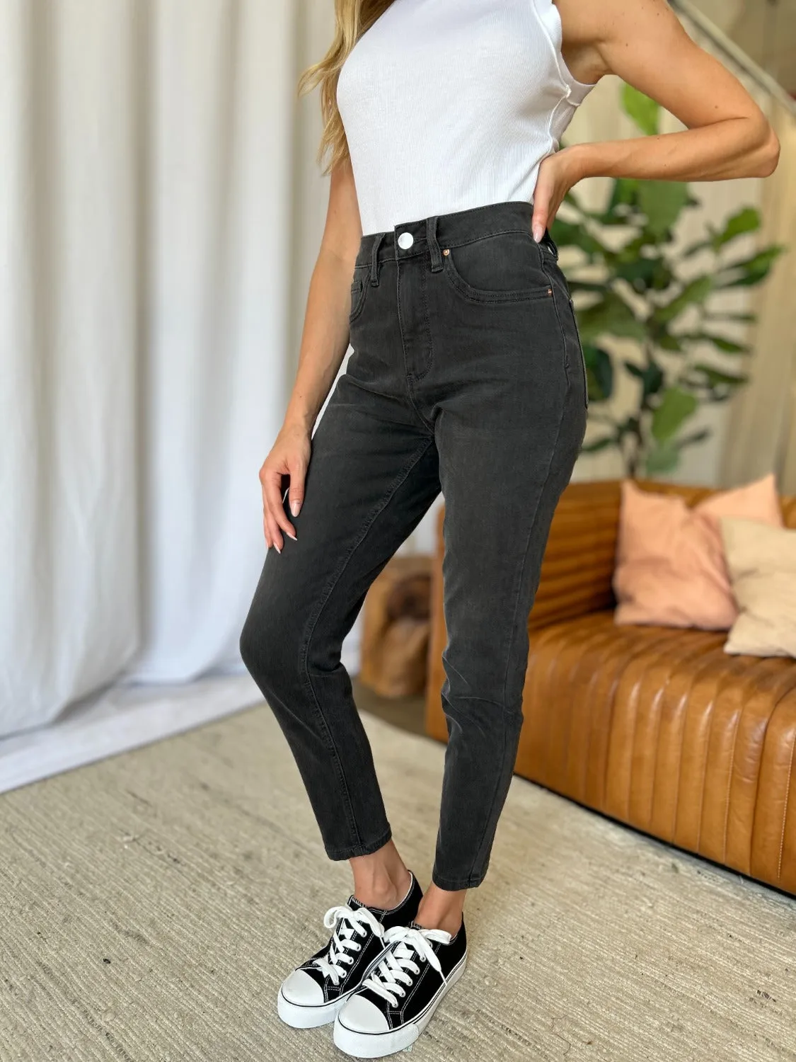 Hazel Blues® |  RFM High Rise Tummy Control Skinny Jeans