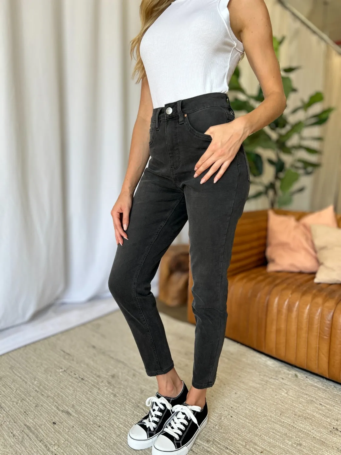 Hazel Blues® |  RFM High Rise Tummy Control Skinny Jeans