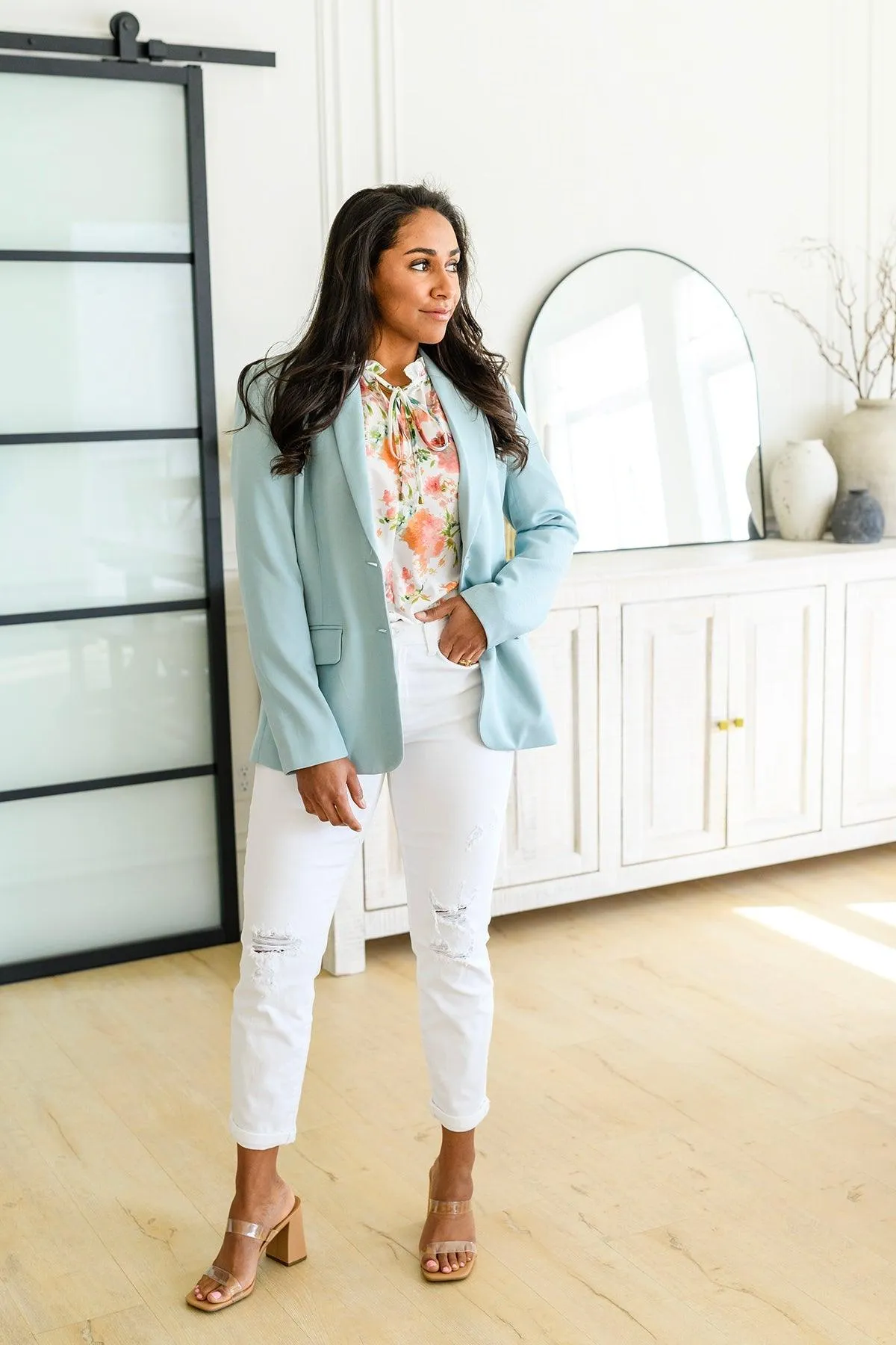 Hazel Blues® | Spring Haiku Floral Blouse