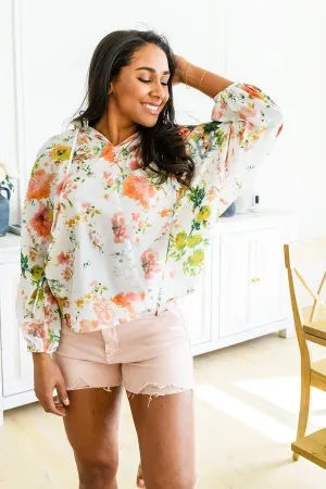 Hazel Blues® | Spring Haiku Floral Blouse