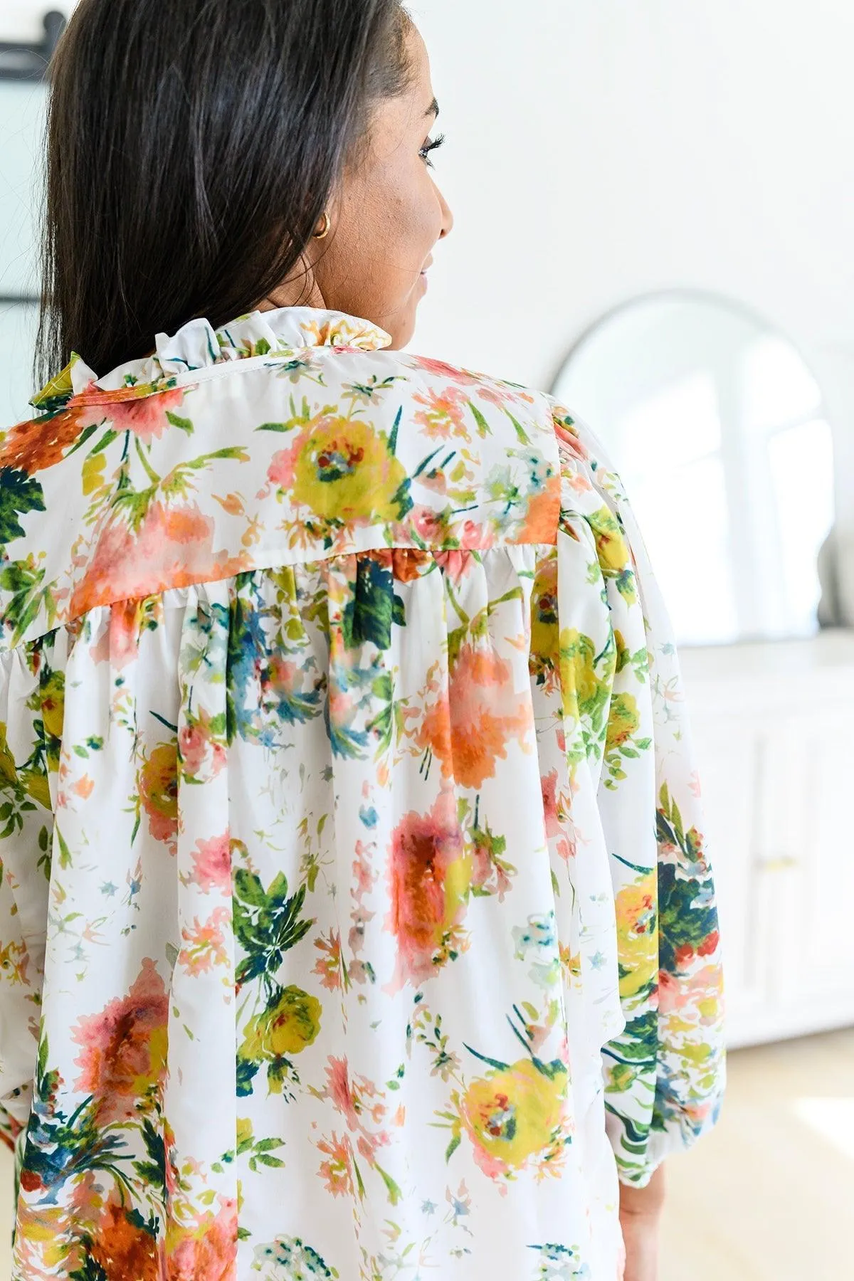 Hazel Blues® | Spring Haiku Floral Blouse